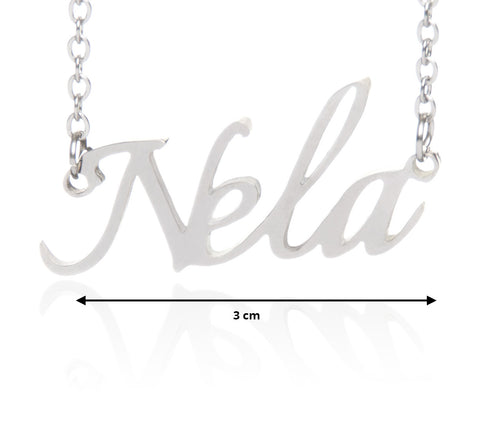 Fashion Icon Ocelový přívěsek jméno Nela NK0531-0112