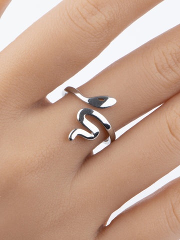 Fashion Icon dámský prsten z chirurgické oceli Had PR0186-016312
